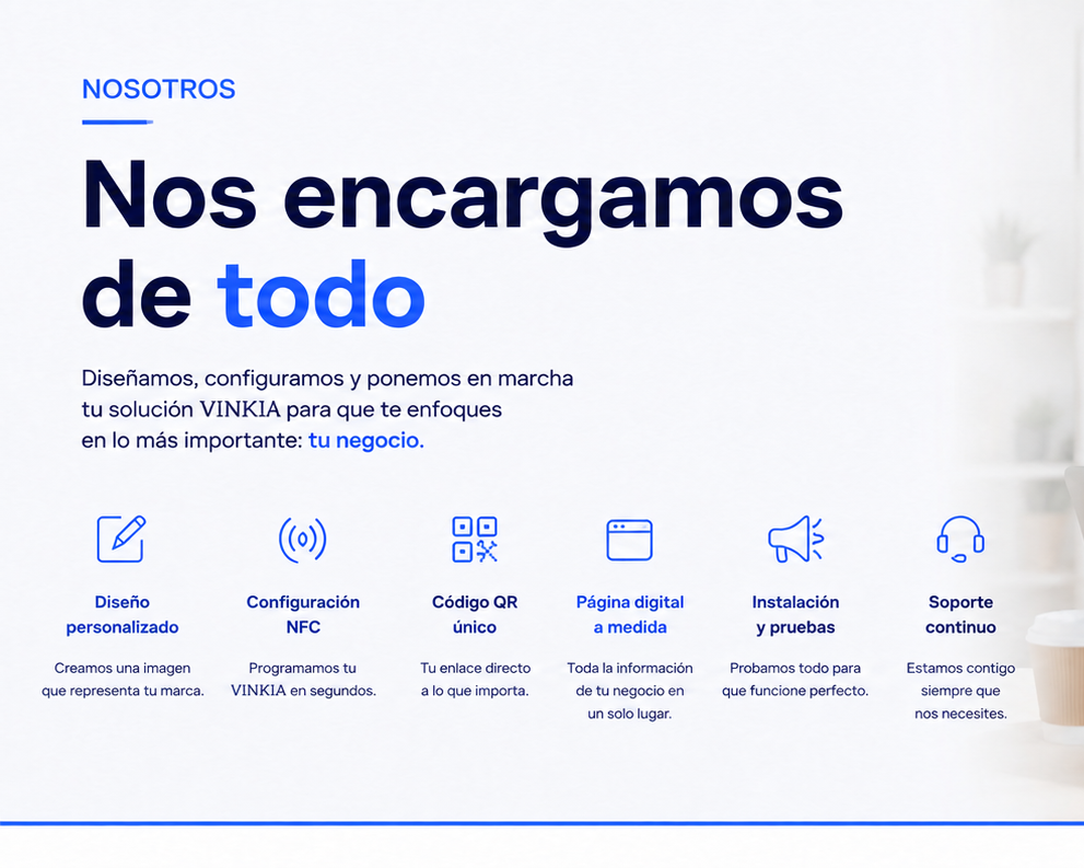 Diseño, configuración, página digital, instalación y soporte